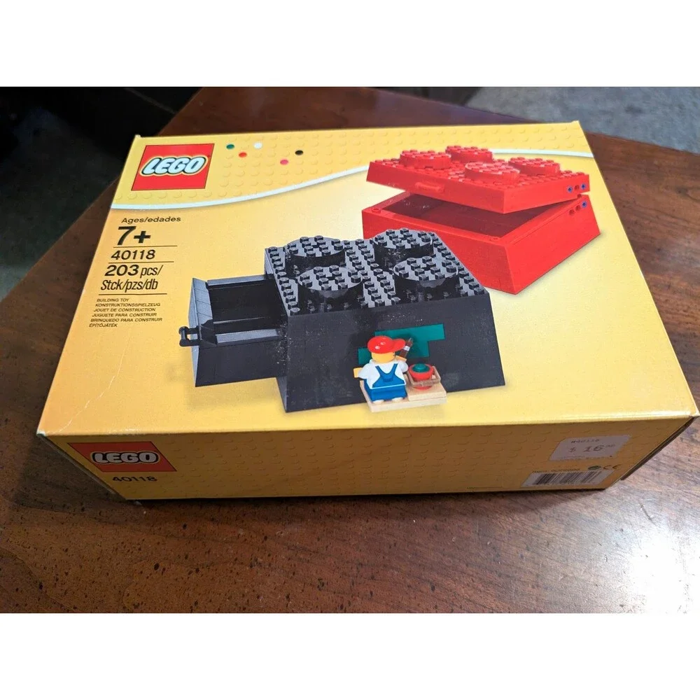 LEGO Buildable Brick Box 2x2 40118 Complete Set 203 pcs Ages 7+ With Box